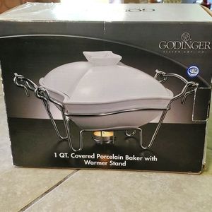 Godinger 1qt covered Baker